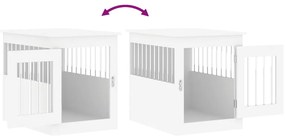 Móvel casota para cão 55x75x65 cm derivados de madeira branco