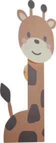 Candeeiro de parede infantil castanho com LED regulável em 3 níveis - Gigi a Girafa