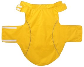Capa de chuva para cães com tiras reflectoras amarelo 3XL