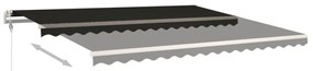 Toldo retrátil automático 400x350 cm antracite