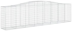Cestos gabião arqueados 8pcs 400x50x100/120cm ferro galvanizado