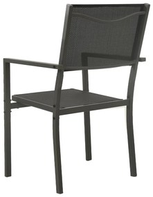 9 pcs conjunto de jantar para exterior aço