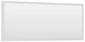 2 pcs conjunto de móveis de casa de banho contraplacado branco