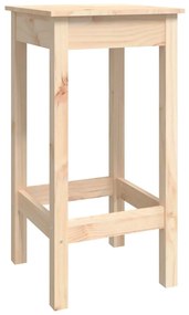 7 pcs conjunto de bar pinho maciço