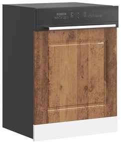 Painel máquina lavar louça Kalmar 60x1,5x67 cm madeira velha