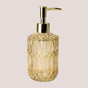 Dispensador De Sabão Em Vidro Ovie Ocre Amarelo - Sklum