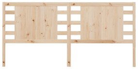 Cabeceira de cama 206x4x100 cm pinho maciço