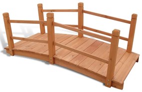 vidaXL Ponte de jardim 140x60x56 cm