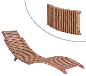 Espreguiçadeiras dobráveis 2 pcs madeira de teca maciça