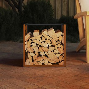 Rack Lenha 40x40x40 cm aço resistente às intempéries