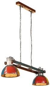 Candeeiro suspenso industrial 25W 111 cm E27 multicor