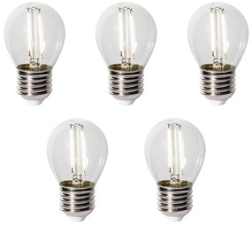 Conjunto de 5 E27 LED lamp P45 Sensor LUX 3W 250 lm 3000K