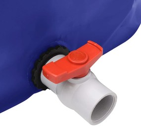 Depósito de água dobrável com torneira 360 L PVC