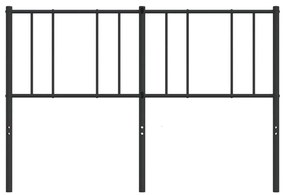 Cabeceira de cama 135 cm metal preto