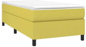 Estrutura de cama em tecido 80x200 cm verde