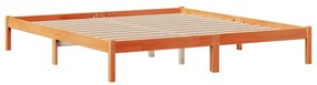 Cama com estante sem colchão 180x200 cm pinho maciço