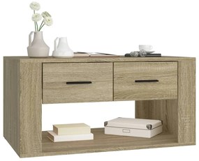 Mesa de centro 80x50x40 cm derivados madeira carvalho sonoma