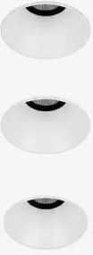 Pack De 3 Downlights Led Embutidos Sem Moldura Trimless Redondos Ø6,8 Cm Em Alumínio Orelva Branco & Branco Frio 4000k & 11 W & 23º - Sklum