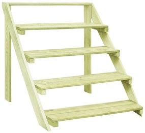 49104 vidaXL Suporte para plantas 80x80x80 cm madeira de pinho impregnada