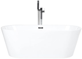 Banheira autónoma em acrílico branco 170 x 72 cm HAVANA Beliani