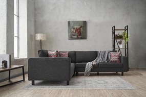 Sofá de Canto Kale – Antracite – 258x83x258 cm