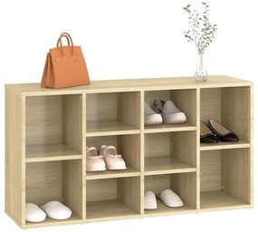 Sapateira 103x30x54,5 cm contraplacado carvalho sonoma