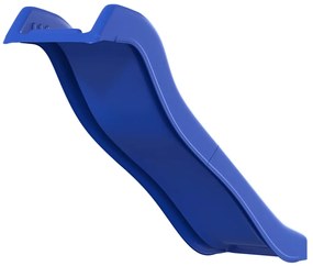 Escorrega de brincar 175x38x23 cm polipropileno azul