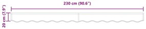 Balcão de Toldos para Estrutura de 2,5m Multicor 2,3x0,2m