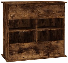 Suporte de aquário 81x36x73 cm deriv. madeira carvalho fumado