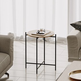 Mesa de Centro Shb-004 – Preto Natural – 46x56x46 cm | Tribo Home