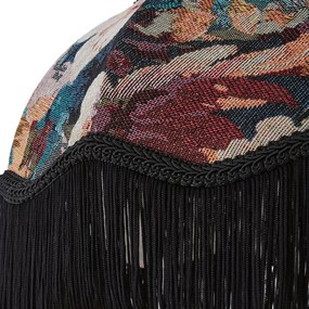 Abajur de tecido com design floral e interior branco 31,5/15/14 - Heritage