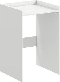 HOMCOM Armário de banheiro nicho com prateleira aberta, armário para banheiro, espaços pequenos, 64 x 60 x 97,5 cm, Branco | Aosom Portugal