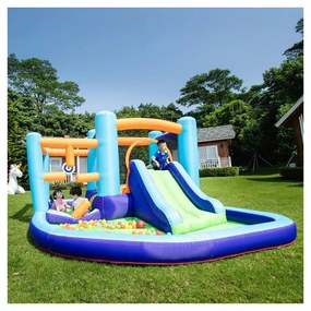 Castelo insuflável para crianças Mountain Multicolorido (inclui ventilador)