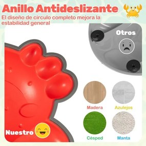Conjunto de 9 pedras antiderrapantes para pisar Brinquedos sensoriais de equilíbrio para coordenação motora para interior e exterior 3+ anos Multicolo