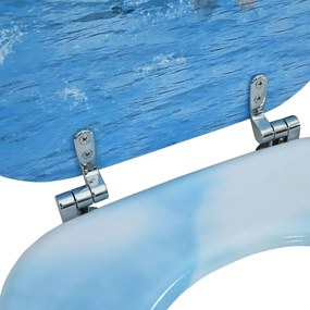 Assento de sanita com tampa MDF design pinguim