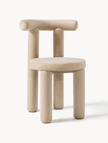 Velvet Upholstered Chair Calan