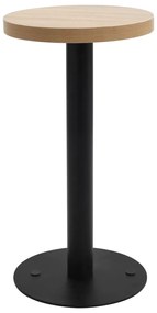 Mesa bistrô 40 cm MDF castanho-claro