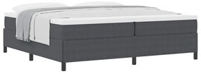 Estrutura de Cama vidaXL Cinza Escuro 200x200 cm Tecido Cotelê