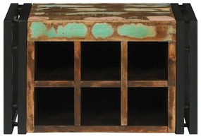 Aparador de Vinhos 46x35x27,5 cm Madeira Sólida Recuperada