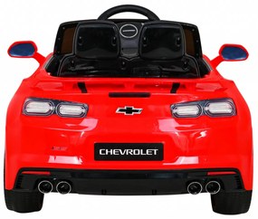 Carro elétrico para Crianças 12V Chevrolet CAMARO 2SS Rodas de EVA, Assento de couro Vermelho