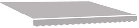 Toldo Cinza Claro Cinzento-claro 400 × 300 cm Cinzento-claro