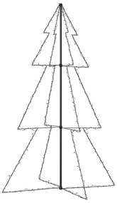Árvore de Natal em cone 240 LEDs 118x180 cm interior e exterior