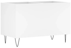 Armário para discos 74,5x38x48 cm derivados de madeira branco