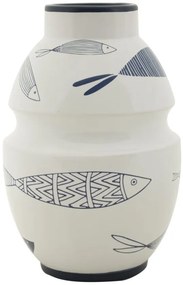 VASO DE CERÂMICA PEIXE CM Ø 15X24