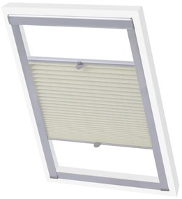 vidaXL Persianas plissadas nata 104