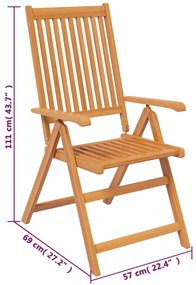 7 pcs conjunto de jantar exterior madeira acácia maciça