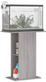 Suporte de aquário 60,5x36x72,5 cm deriv. madeira cinza sonoma