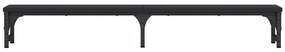 Suporte de monitor 105x23x15,5 cm derivados de madeira preto