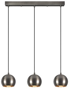 Candeeiro de Teto Berceste – Platina – 65 x 15 cm