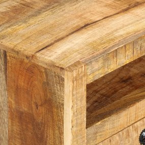 Móvel de TV 110x30x40 cm madeira de mangueira maciça
